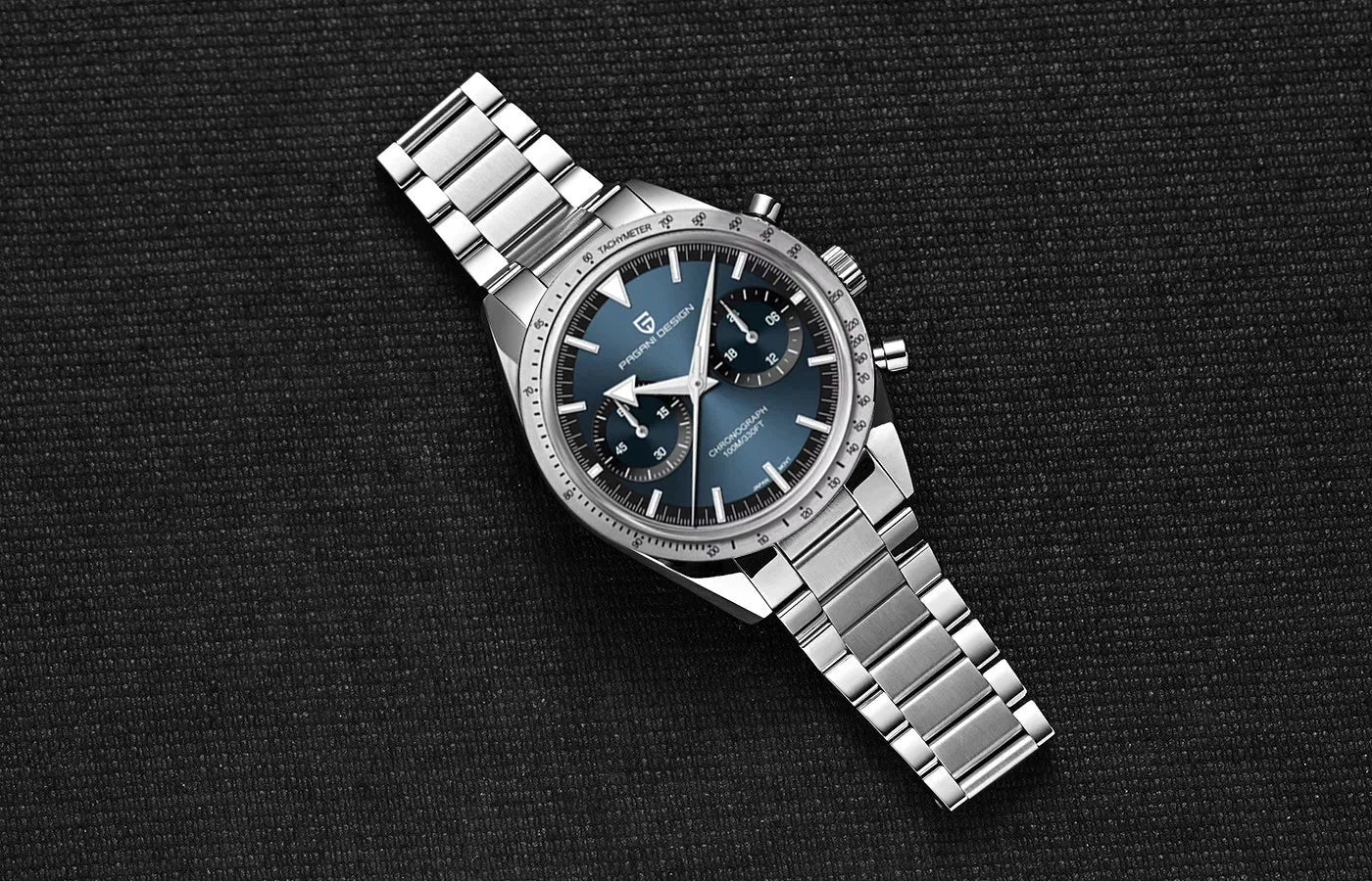 2024 New PAGANI DESIGN Retro Mens Watches Moon Quartz Watch For Men Speed Sports Chronograph AR Sapphire VK64 Clock Reloj Hombre - Evallys.com