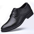 Men Dressing Shoes Formal for Men's Casual Shoe Leather Social Wedding Designer Pointed Toe Black Office Winter Shoes Brand 2023 - Evallys.com