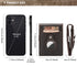 RFID Cowhide Leather Small Wallets AirTag high quality Man's Card Holders Short Wallets Money Clips Women - Evallys.com