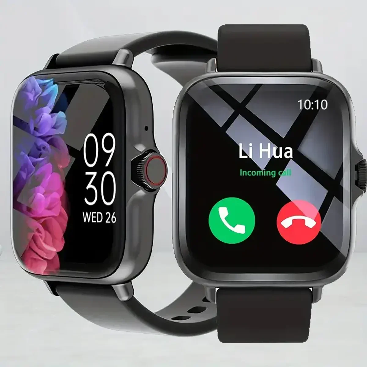 Hot Smart watch, wireless call/wireless music, message reminder,custom dial wallpaper and other functions, unisex - Evallys.com
