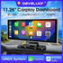 11.26 inch Car DVR 4K Dash Cam Dual Lens Wireless Carplay & Android Auto Video Recorder Monitor GPS Navigation 5G Wifi FM AUX - Evallys.com