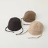 Summer Baby Sun Hat Korean Solid Color Infant Baseball Cap Outdoor Adjustable Drawstring Lace-up panama hat for kids - Evallys.com