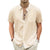 Men's Lightweight Hawaiian Shirts Cotton Linen Breathable Short Sleeve Shirts Vacation Beach Casual Summer Men Tops with Pocket - Evallys.com