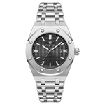 PENGAGAR Square Luxury Men Wristwatch Waterproof Luminous Date Stainless Steel Male Clock Business Sports Quartz Watches For Men - Evallys.com