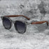 Sunglasses for Men Women's Trendy Retro Wood Grain Polarized UV Protection Eyewear Cycling Outdoor Street Photography - Evallys.com