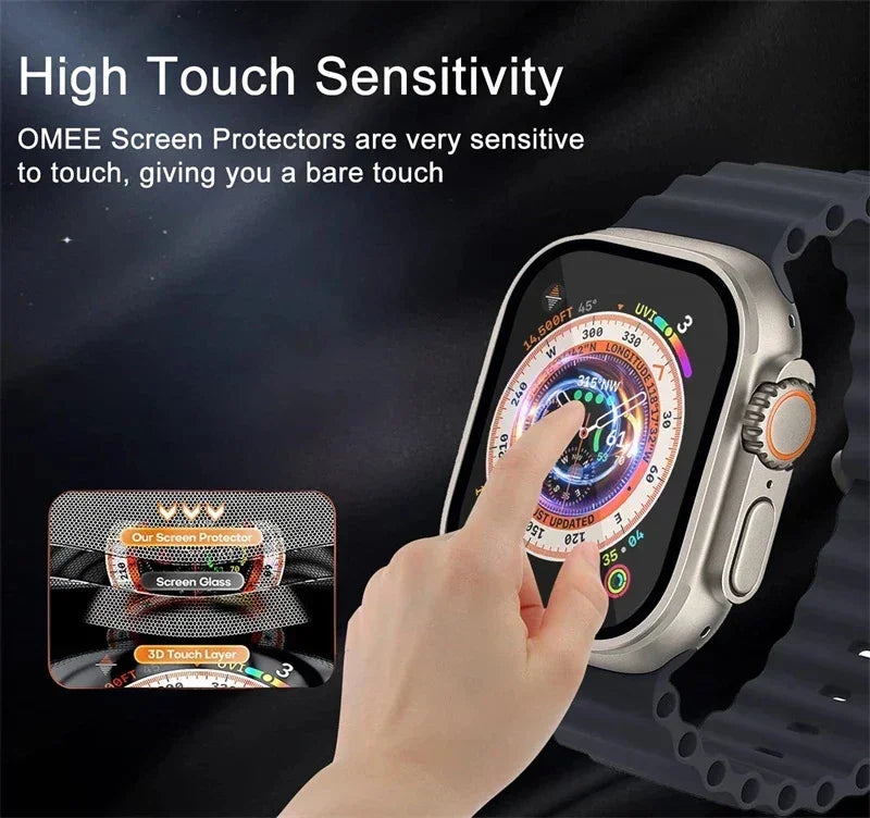 3D Film Screen Protector For Apple Watch ultra 49mm Serie 7/8 41mm 45mm 42/38mm (Not Tempered Glass) iwatch 6 5 4 3 Se 40mm 44mm - Evallys.com
