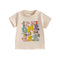 2024-04-05 Lioraitiin Summer Kids Girls Birthday T-Shirts Letter Print O-Neck Short Sleeve Birthday Shirts Casual Toddler Tops - Evallys.com