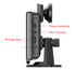 10.26'' Dash Cam 4K Car Mirror Video Player Wireless Carplay Android Auto GPS Car Monitor Multimedia Rearview Camera Dashboard - Evallys.com
