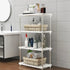 Four-Layer Multi-Functional Storage Rack Bathroom Living Room Organizing Rack Kitchen Bedroom Shelf Plastic Floor-Standing Storage Rack Bathroom Storage Storage Rack