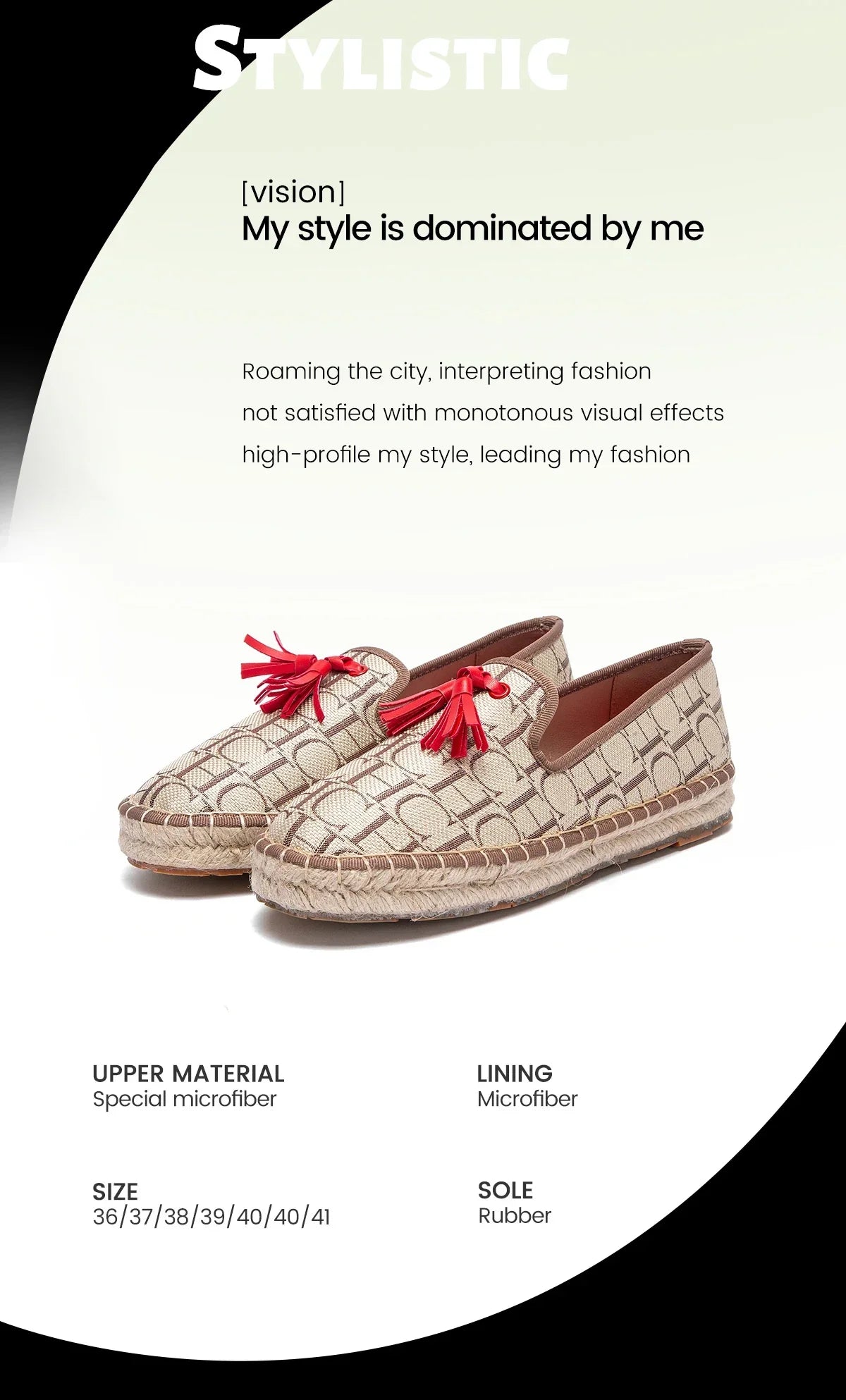 Women’s Vacation Flat Shoes – Comfortable Hemp Sole Non-Slip Walking Flats - Evallys.com