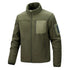 Winter Men Polartec Warm Jackets Casual Man Fleece Lined Windbreaker Coats Men Soft Shell Stand Collar Tactical Hiking Jackets - Evallys.com