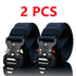2pcs Versatile Men's Tactical Belts - Durable, Adjustable Design - for Outdoor Hunting & Sports Enthusiasts - Evallys.com
