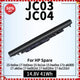 JC03 JC04 Laptop Battery for HP Spare 15-bs0xx 17-bs0xxx 15-bs1xx 15-bw0xx 17z-ak000 17-ak0xx 17-bs062st 17-bs020nr 919700-850 - Evallys.com