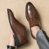 Luxury Men’s Leather Oxford Shoes – Formal Wedding & Office Footwear - Evallys.com