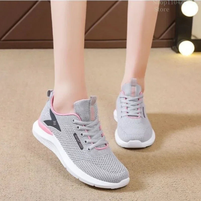 Women’s Soft Sole Sneakers – Breathable Anti-Slip Casual Running Shoes - Evallys.com