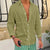 Spring New Casual Linen Shirts Mens Long Sleeve Button-up Turn-down Collar Shirt Seaside Beach Vintage Men Solid Color Cardigans - Evallys.com