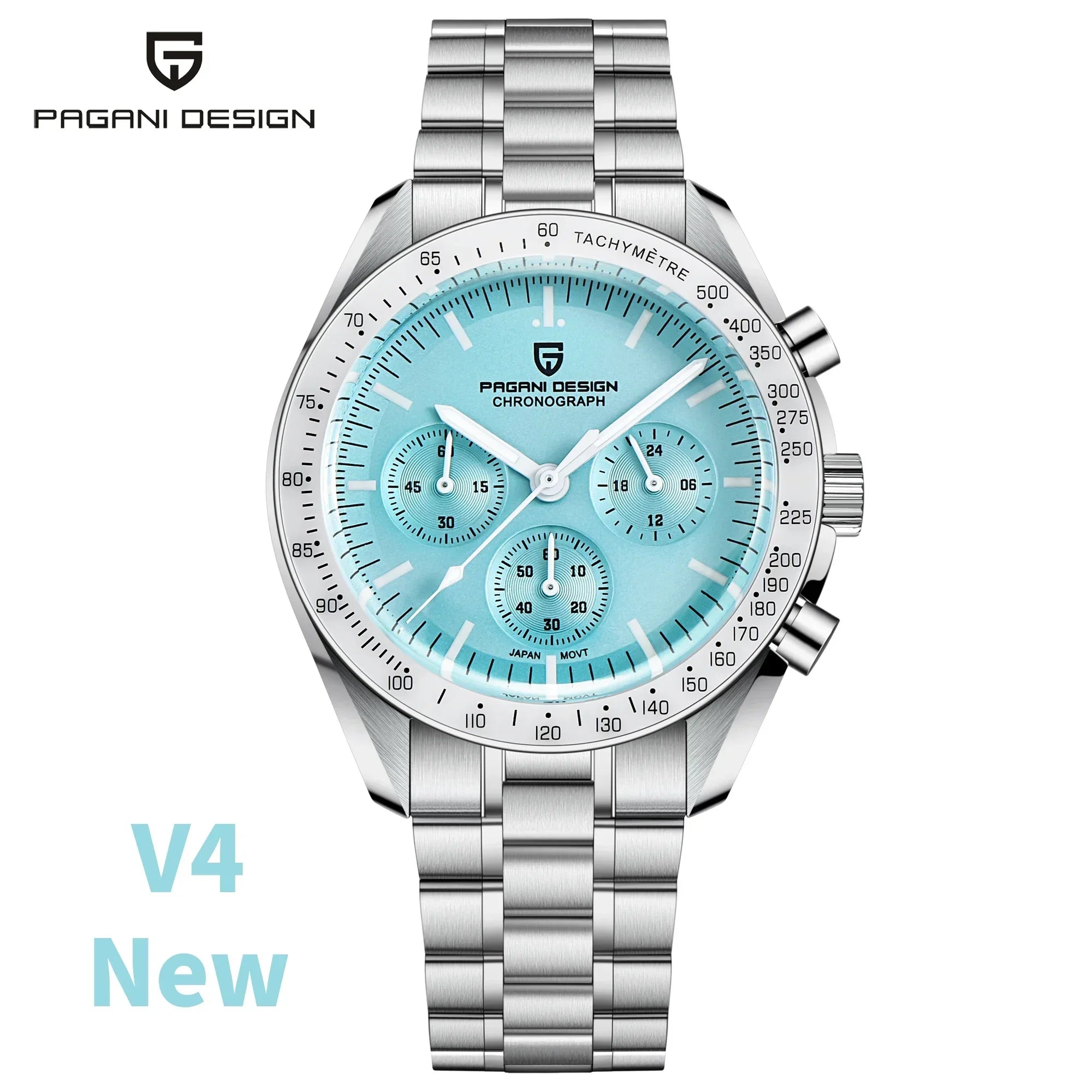 PAGANI DESIGN 2024 New Men's Watches Top Luxury Quartz Watch For Men Auto Date Speed Chronograph AR Sapphire Mirror Wrist watch - Evallys.com