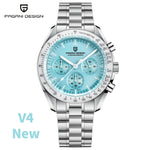 PAGANI DESIGN 2024 New Men's Watches Top Luxury Quartz Watch For Men Auto Date Speed Chronograph AR Sapphire Mirror Wrist watch - Evallys.com