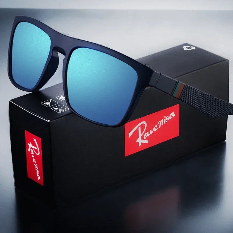 Fashion Square Vintage Polarized Sunglasses Men Women Retro Driving Fishing Sun Glasses UV400 Eyewear - Evallys.com