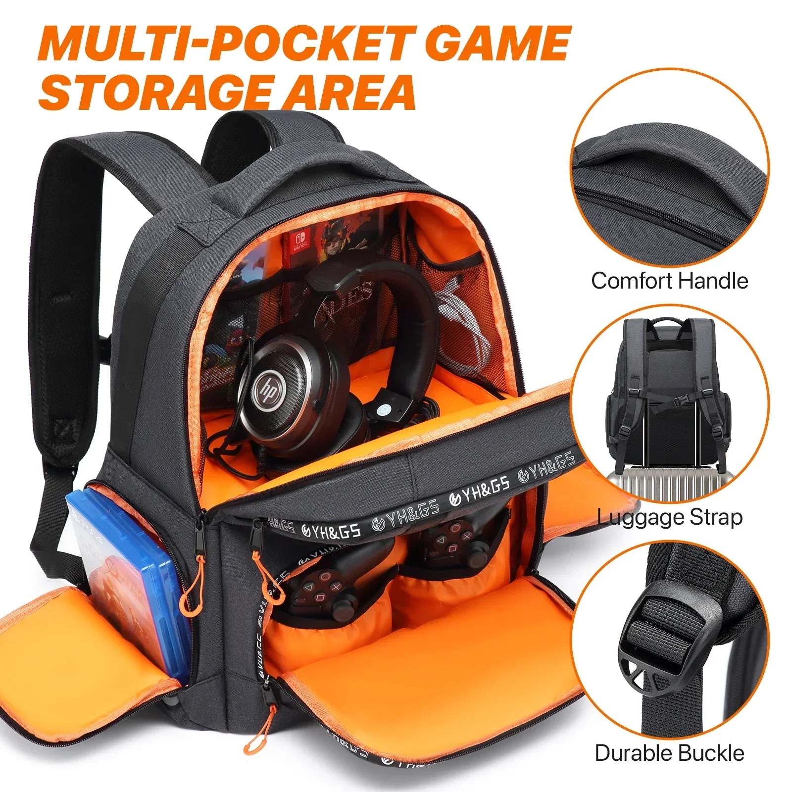 Gaming Console Backpack – Fits Xbox Series X/S & Accessories - Evallys.com