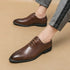 Luxury Men’s Leather Oxford Shoes – Formal Wedding & Office Footwear - Evallys.com