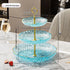 2/3 Tier Fruit Plate Stand Coffee Table Snack Tray Dried Fruit Dessert Plate Bar Counter Display Holder