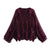MUJER Ruffle Blouse – Semi Sheer Chiffon Fairy Shirt for Women 2025 - Evallys.com