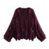 MUJER Ruffle Blouse – Semi Sheer Chiffon Fairy Shirt for Women 2025 - Evallys.com