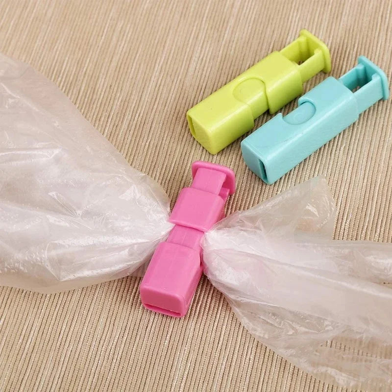 Food Sealing Bag Clip Reusable Fresh Food Storage Tools Plastic Sealer Clamp Snack Bread Seal Bag Home Kitchen Storage Clips