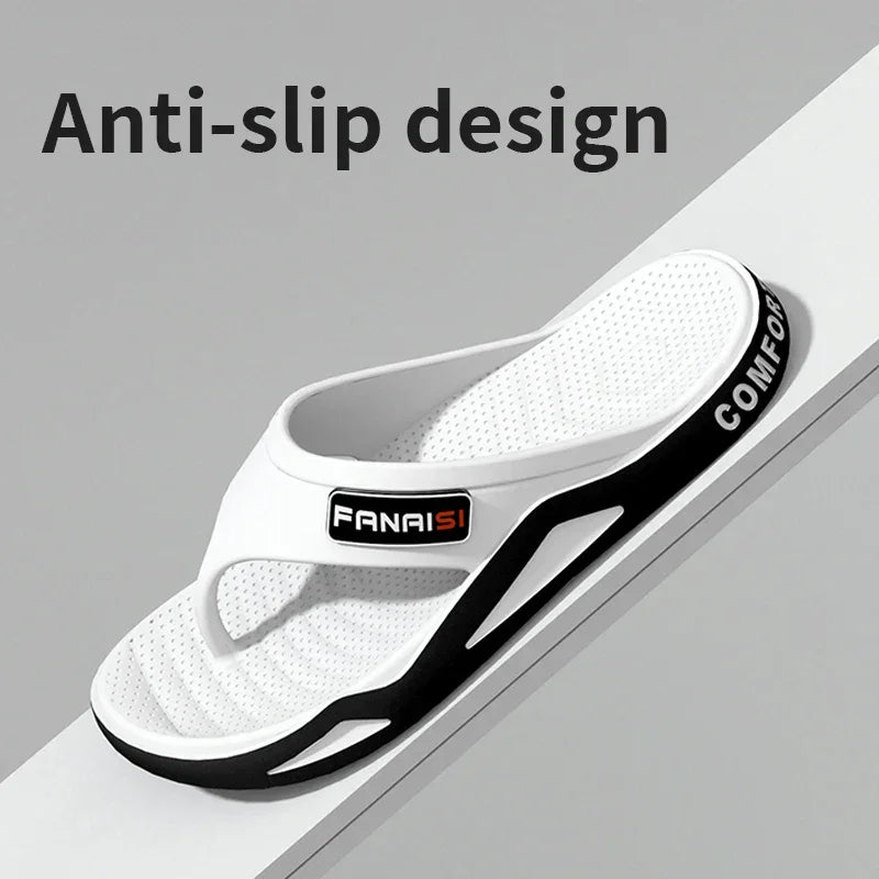 Men’s Summer Flip-Flops – Outdoor Sports Beach Sandals, Casual Home Slippers - Evallys.com