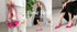 Women's Rhinestone Bow Heels Ankle Strap Pointed Toe Stiletto Heeled Sandals Wedding Bridal Dress Pumps Shoes - Evallys.com