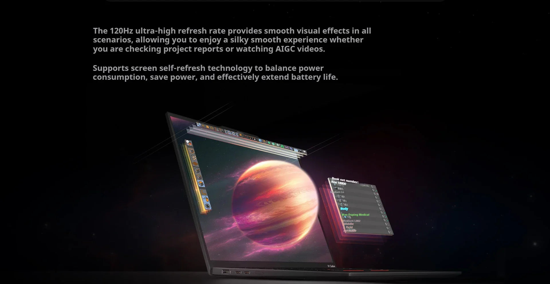 Lenovo ThinkPad X1 Carbon Aura Laptop Intel Core Ultra 7 258V 32G/2TB SSD Intel Arc Xe2 14-inch 2.8K 120Hz screen Notebook PC - Evallys.com