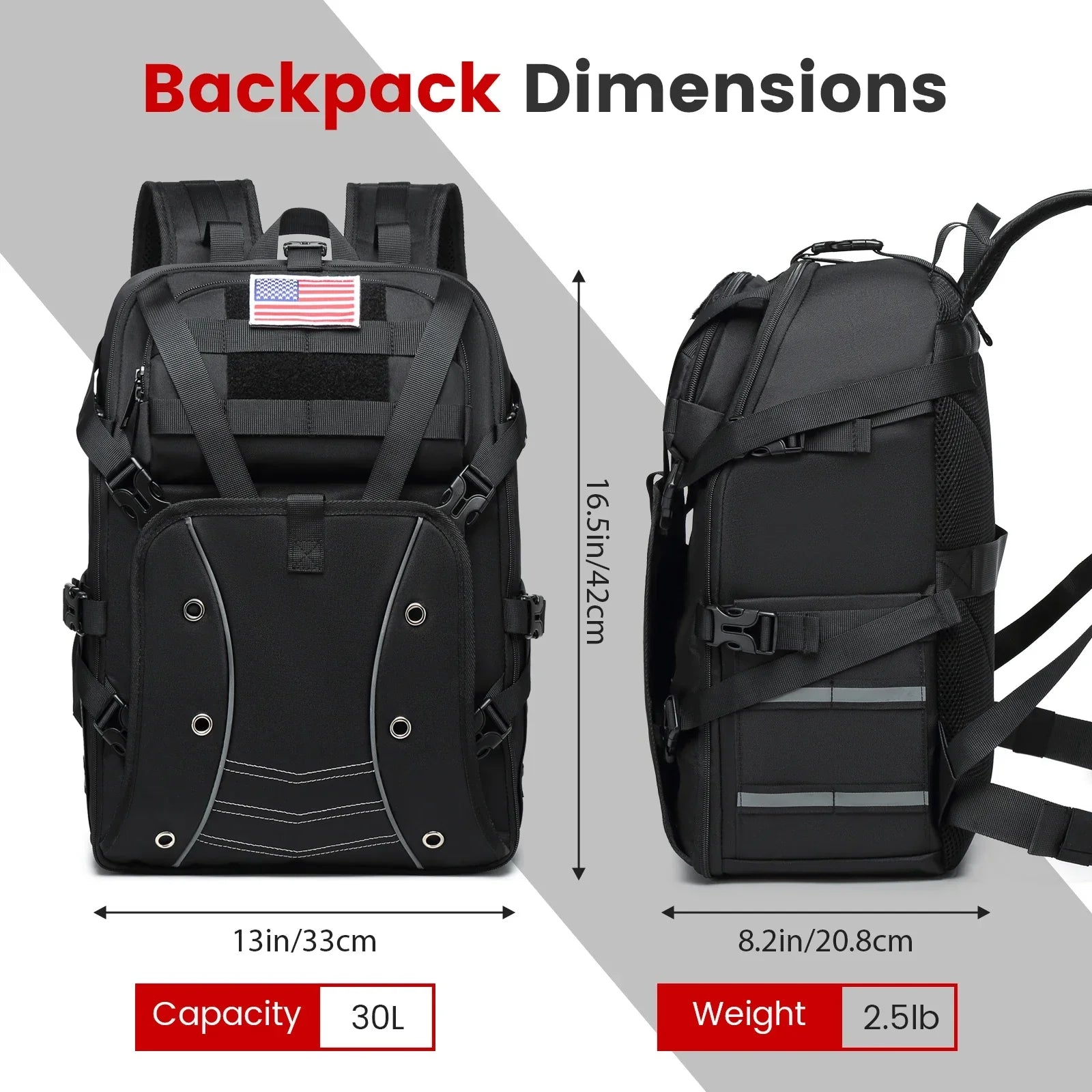 Motorcycle Helmet Backpack – Waterproof Travel & Commuter Bag - Evallys.com