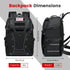 Motorcycle Helmet Backpack – Waterproof Travel & Commuter Bag - Evallys.com