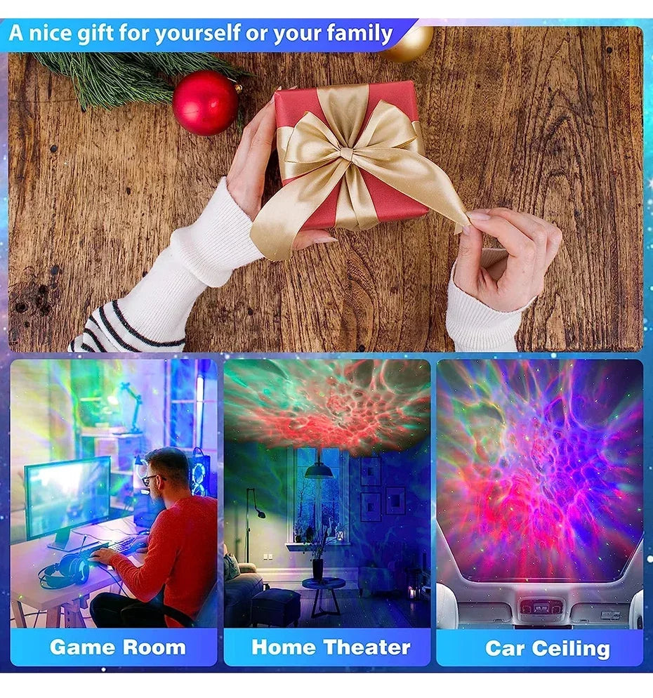 Star Projector Galaxy Night Light Astronaut Space Projector Starry Nebula Ceiling LED Lamp for Bedroom Home Decorative kids gift - Evallys.com