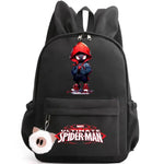 Spider-Man Backpack – Kids School Bag with Rabbit Ears & Travel Design - Evallys.com
