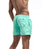 Mens Swim Trunks with Mesh Lining Side Pockets Solid Beach Shorts Quick Dry Lightweight Drawstring Board Shorts Summer Swimwear - Evallys.com