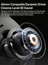 QCY H3 ANC Wireless Headphones Bluetooth 5.4 Hi-Res Audio Over Ear Headset 43dB Hybrid Active Noise Cancellation Earphones 60H - Evallys.com