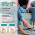 1 Pair Silicone Toe Separator, Bunion Corrector,Hammer Toe Corrector, Soft Silicone Material for Toe Separation Foot Care Tool - Evallys.com
