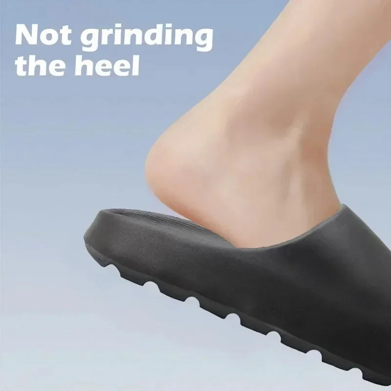 Men’s Cloud Slides – Thick Sole EVA Sandals for Summer Beach & Home - Evallys.com