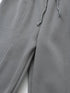 TRAF 2024 Spring Female Casual Hoodies Zipper Coats+Elastic Waist Baggy Pants 2 Pieces Set Elegant Loose Solid Pink Grey Pants - Evallys.com