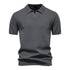 AIOPESON Men's Summer Breathable Polo Shirt Short Sleeve Solid Color Casual Polo Shirts for Men Lightweight Stretch Polo ﻿ - Evallys.com