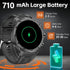 LaNikar New Military Smart Watches for Men 1.85”HD Rugged Smart Watch 710mAh Battery 100+ Sports Modes Heart Rate Sleep Monitor - Evallys.com