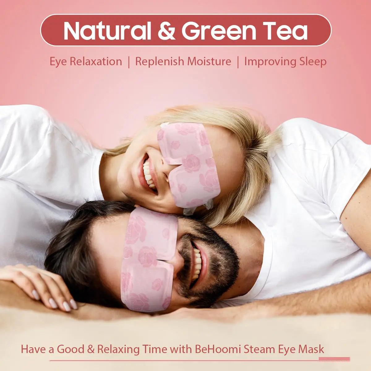 Steam Eye Mask, 20 Packs Heated Eye Mask Warm Compress for Eyes, Disposable Self Heating Eye Mask for Sleep, Spa, Travel Essentials & Relaxation Gifts for Women, Men (Rose) Rose - Evallys.com # #