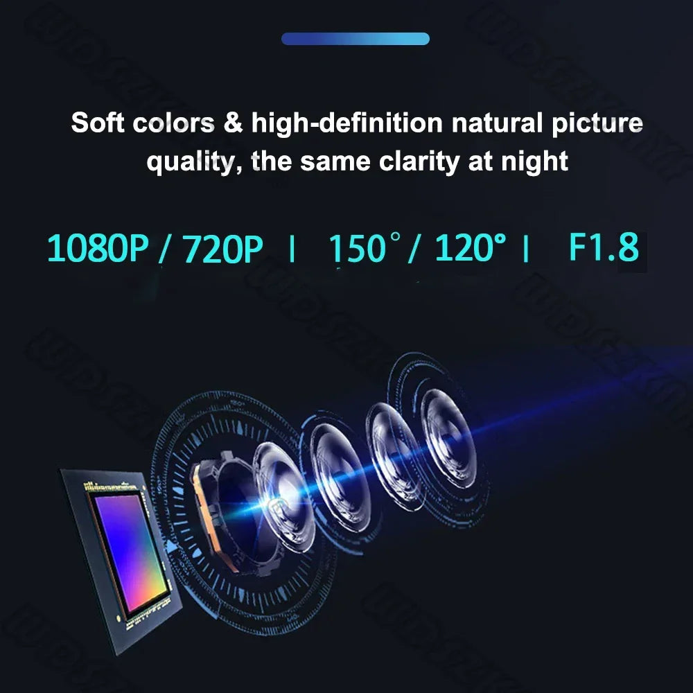 3Camera Dash Cam For Car Camera 1080P Video Recorder WIFI Car DVR Front Rear View Camera Night Vision Black Box Car Accessories - Evallys.com