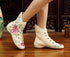 Women’s Ethnic Embroidery Shoes – Vintage Hanfu Canvas Sneakers - Evallys.com