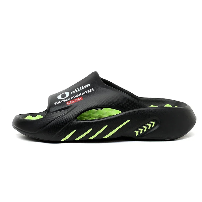 2024 Men’s Massage Slippers – Comfortable EVA Slides for Indoor & Outdoor - Evallys.com