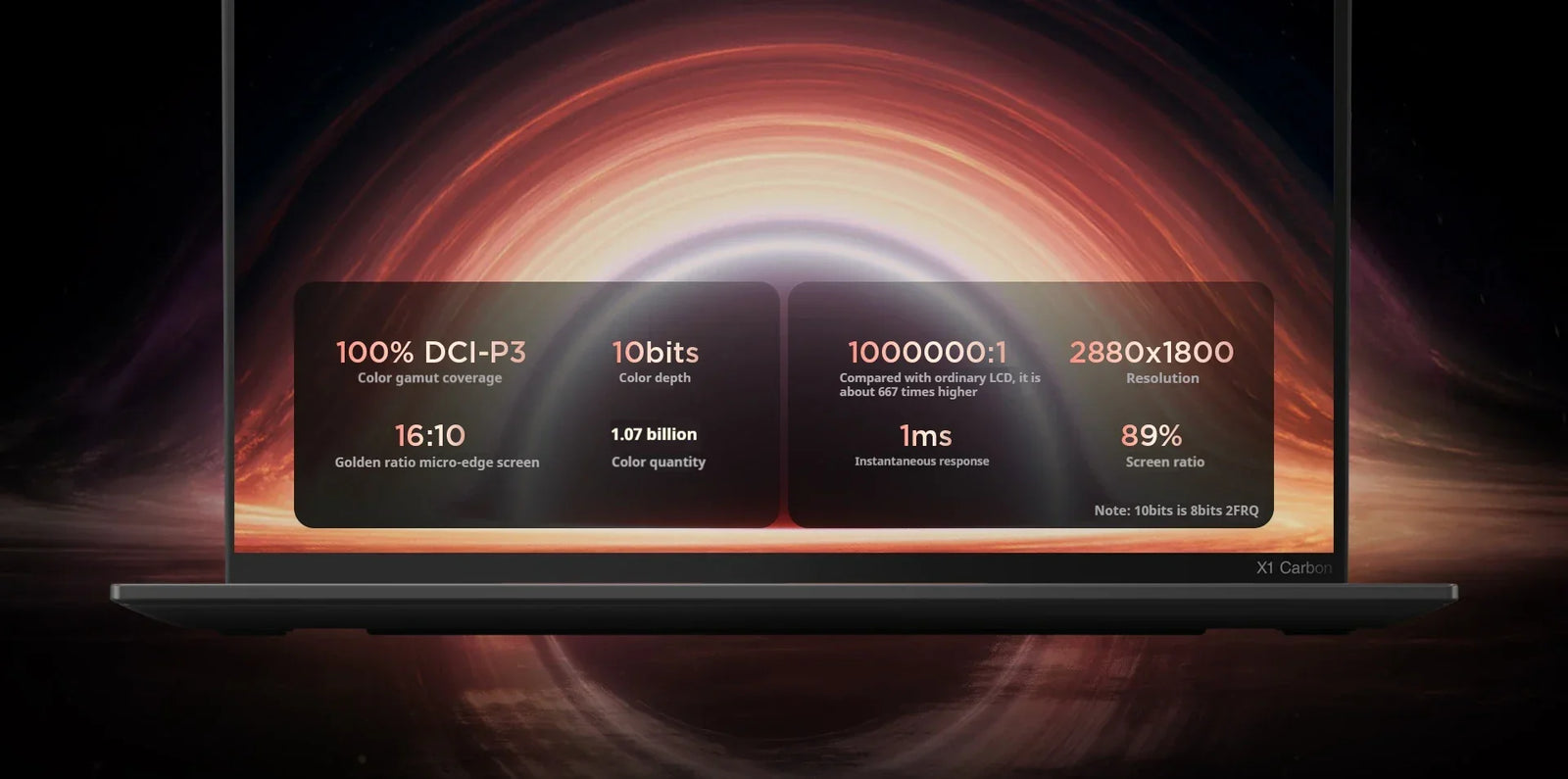 Lenovo ThinkPad X1 Carbon Aura Laptop Intel Core Ultra 7 258V 32G/2TB SSD Intel Arc Xe2 14-inch 2.8K 120Hz screen Notebook PC - Evallys.com