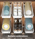 Kitchen Pull Out Dish Racks With Drainboard Drawer Storage Sliding Mesh Cabinet Basket for Accessorie Pull Out Cabinet Organizer