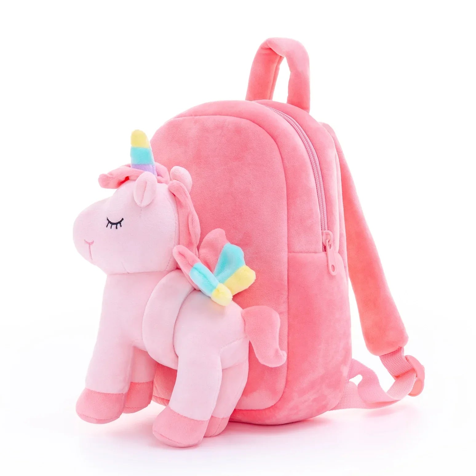 Plush Unicorn Backpack for Kids – Cute Stuffed Animal Bag - Evallys.com